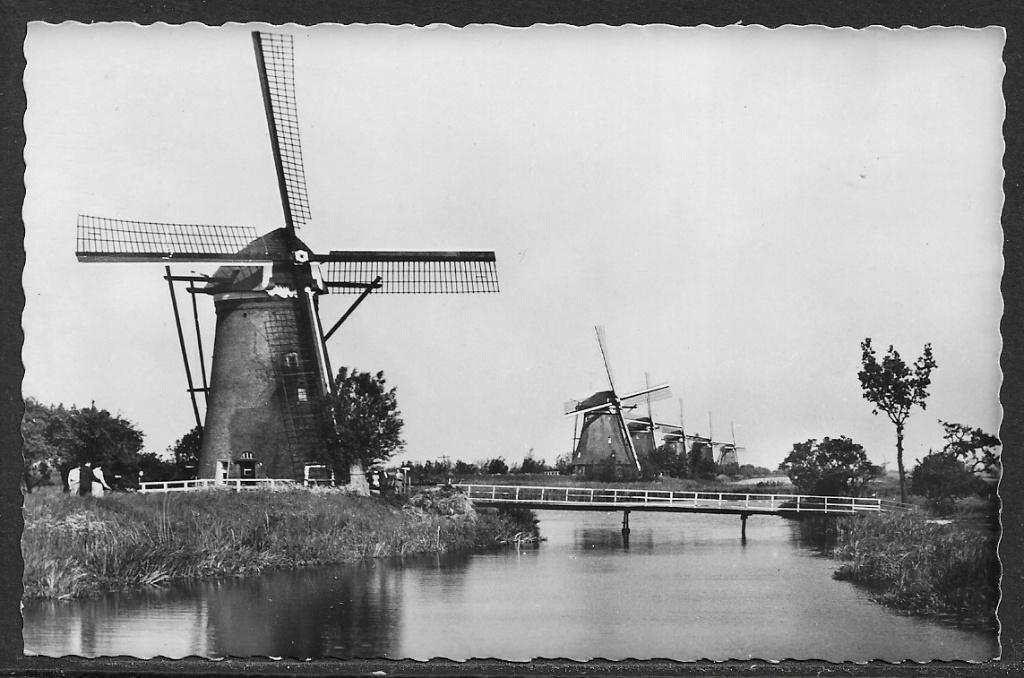 709 Kinderdijk, Hollandse Molens, Verzamelen, Ansichtkaarten | Nederland, Ophalen of Verzenden, Voor 1920, Ongelopen, Zuid-Holland
