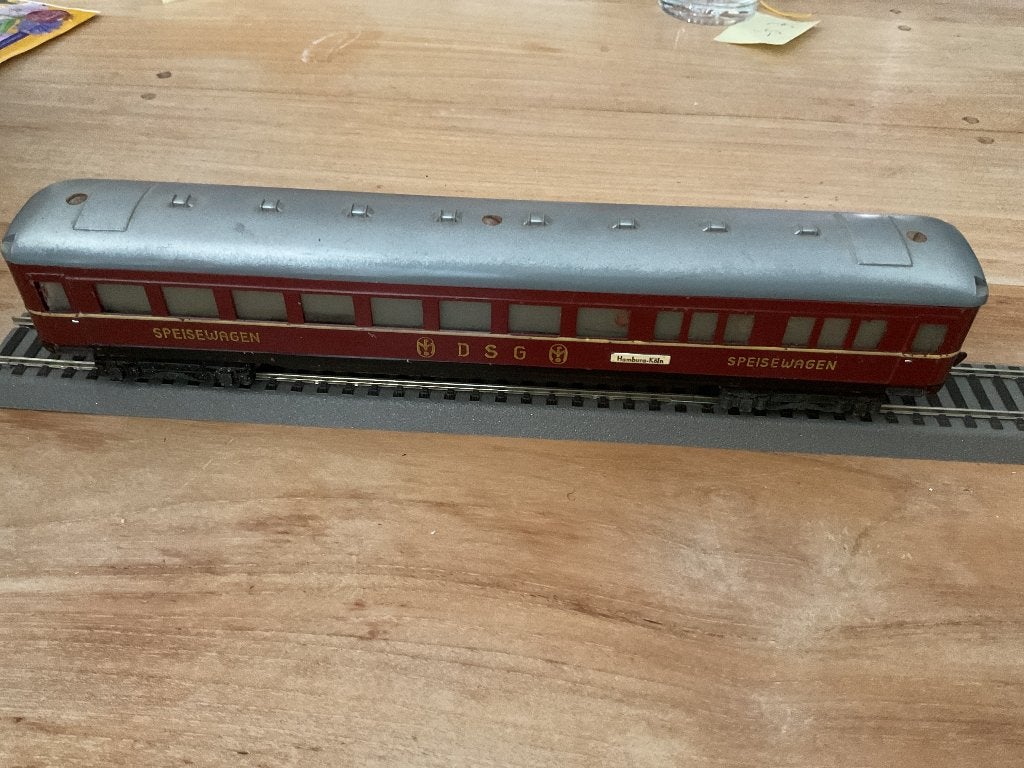 Fleischmann DSG speisewagen, Hobby en Vrije tijd, Modeltreinen | H0, Gebruikt, Gelijkstroom, Fleischmann, Wagon