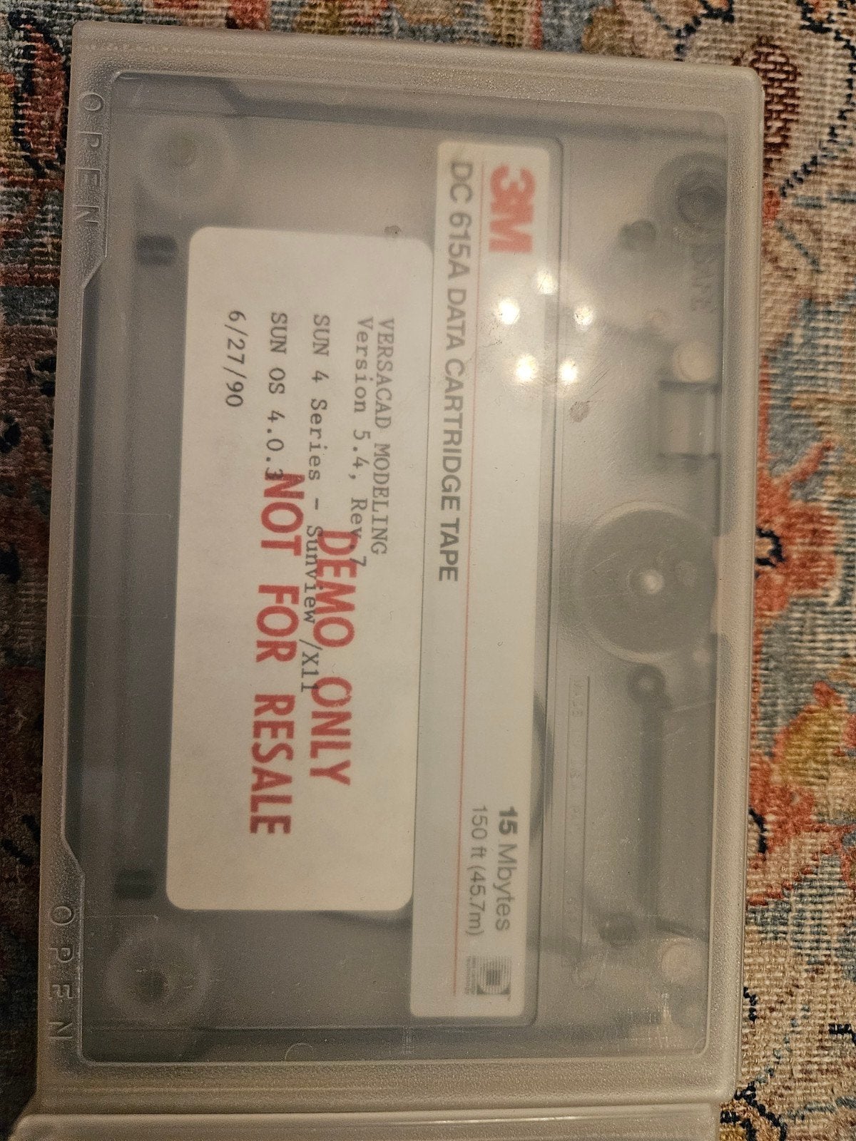 3M DC615A Data Cartridge Tape - Versacad Demo (15 MB), Computers en Software, Ophalen of Verzenden, 3M