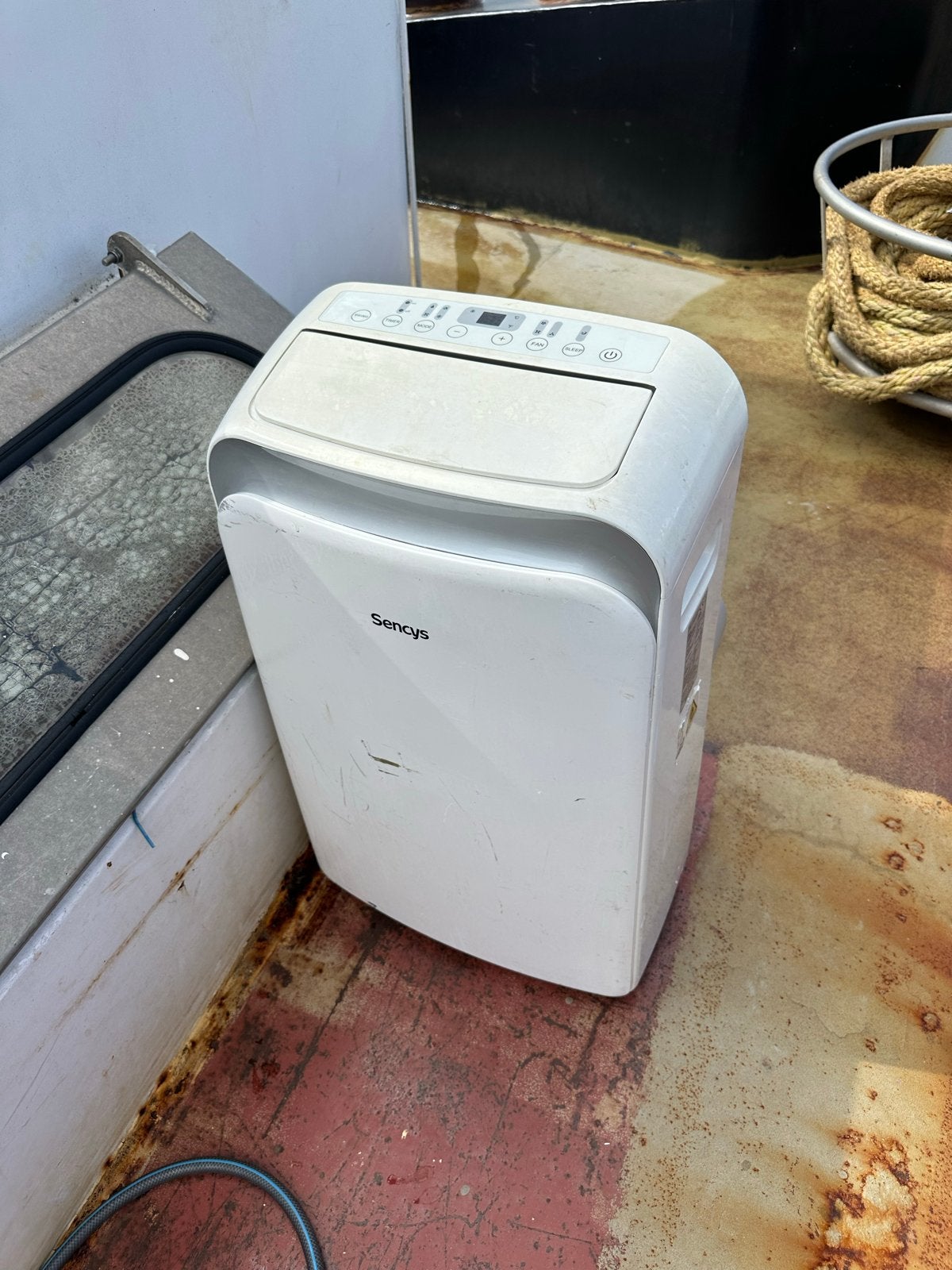 Mobiele Airco 12000 BTU - Sencys, Witgoed en Apparatuur, Airco's, Ophalen, Gebruikt, 3 snelheden of meer, Koelen en Ontvochtigen