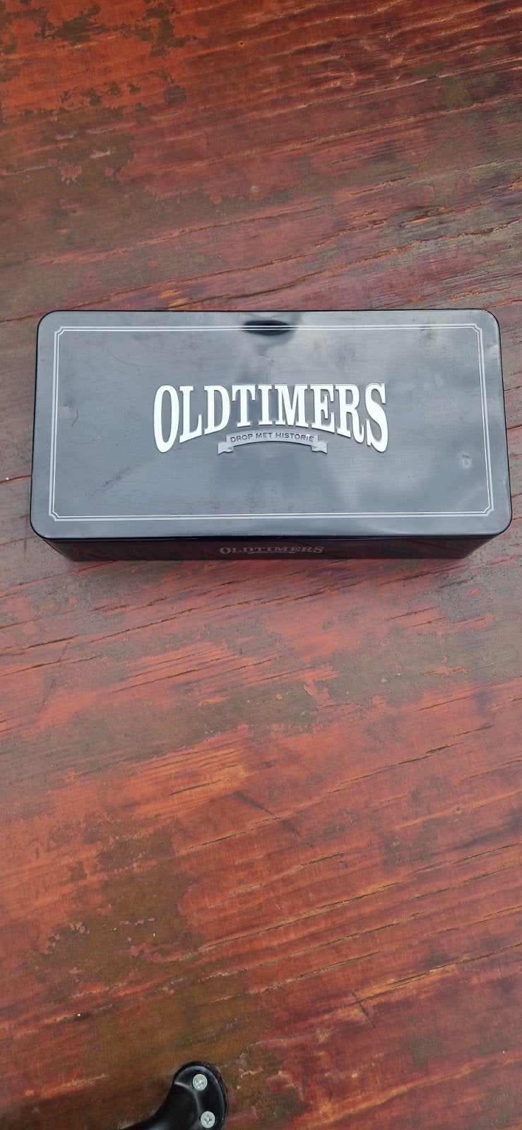 Oldtimers Drop Blik - Vintage Bewaarblik, Verzamelen, Ophalen of Verzenden