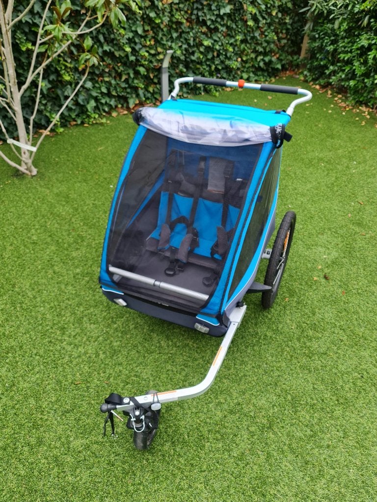 Thule Coaster XT - 2 zitplaatsen fietskar, Ophalen, Gebruikt, Thule Coaster XT, Opvouwbaar