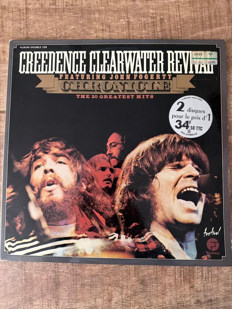 Creedence Clearwater Revival - Chronicle (20 Greatest Hits), Cd's en Dvd's, Vinyl | Rock, Gebruikt, Poprock, 12 inch, Ophalen