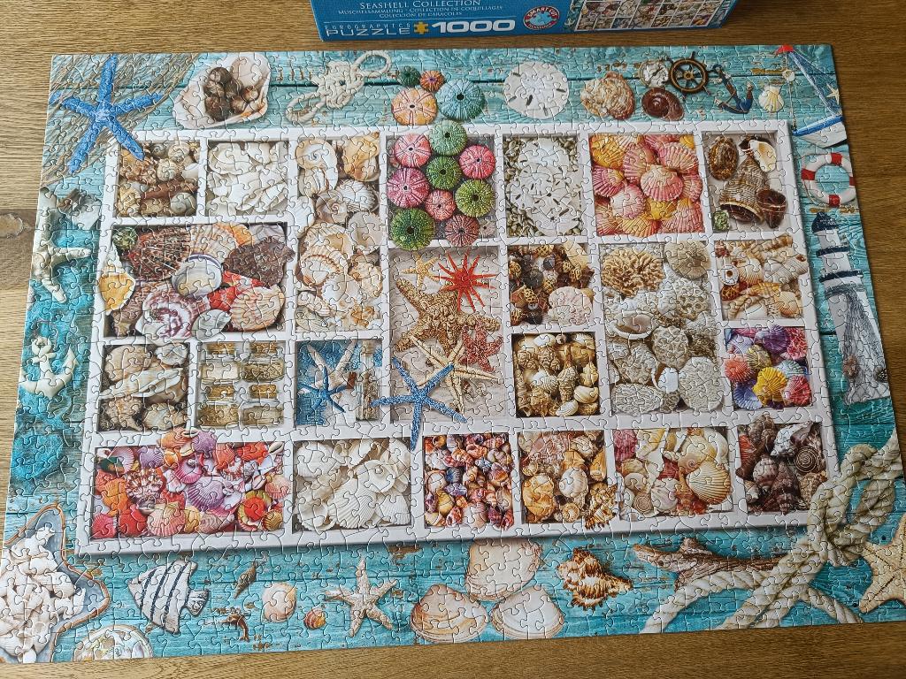 Eurographics smart cut puzzel 1000 stukjes, Ophalen of Verzenden, 500 t/m 1500 stukjes, Zo goed als nieuw, Legpuzzel