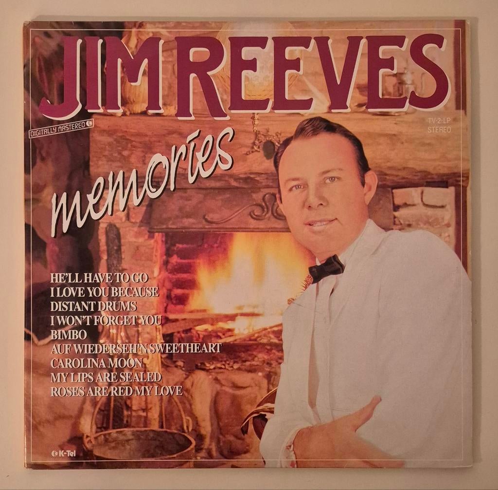 LP - Jim Reeves memoires - country - dubbel lp, Inclusief binnenhoes, Ophalen of Verzenden, Gebruikt