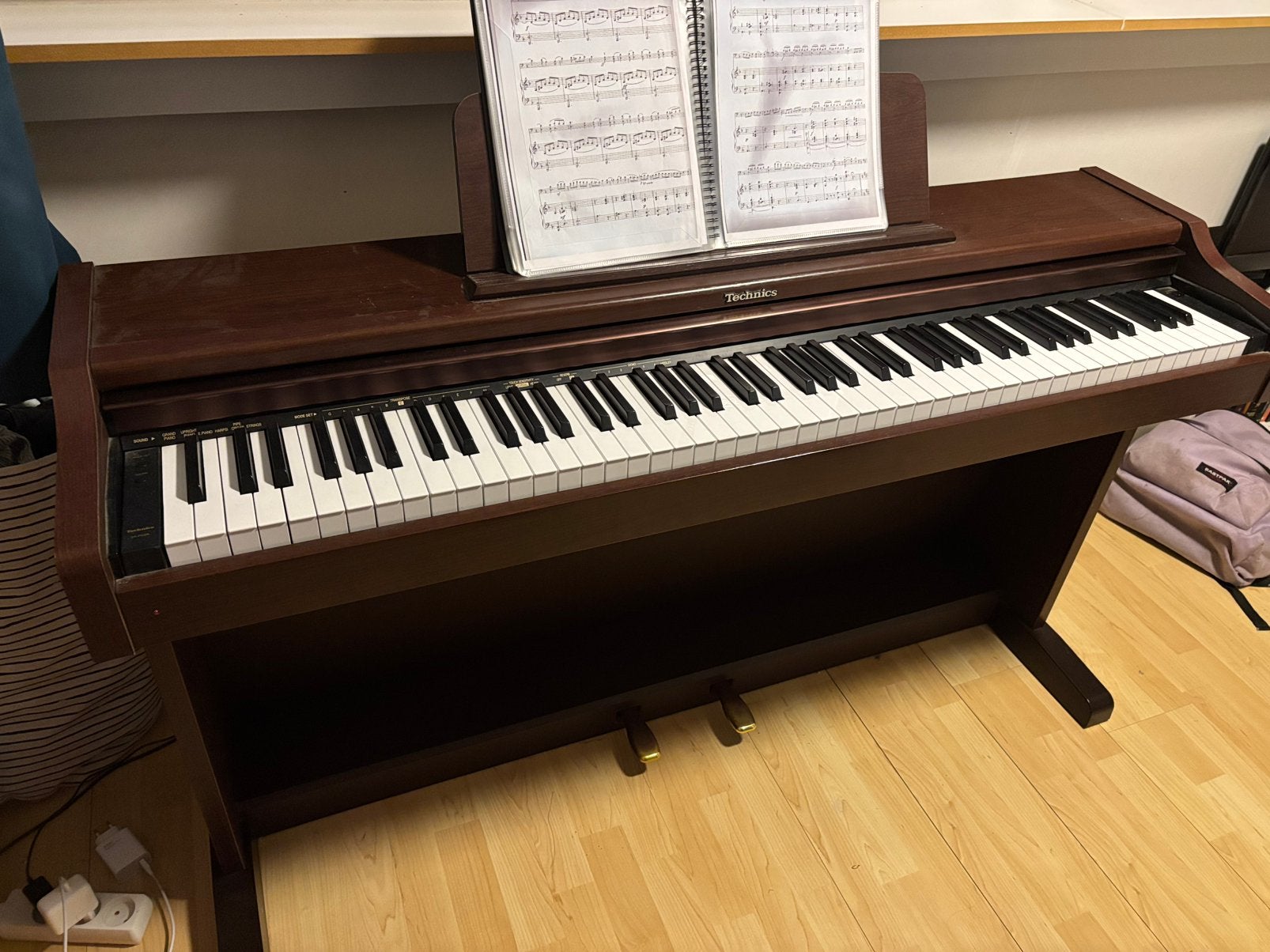 Technics Digitale Piano SX-PC26, Ophalen, Bruin, Digitaal, Zo goed als nieuw