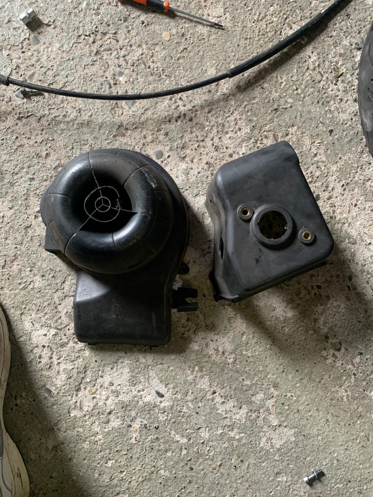 Koelkappen orgineel piaggio 50/70 2t, Ophalen of Verzenden, Zo goed als nieuw, Uitlaat, Piaggio
