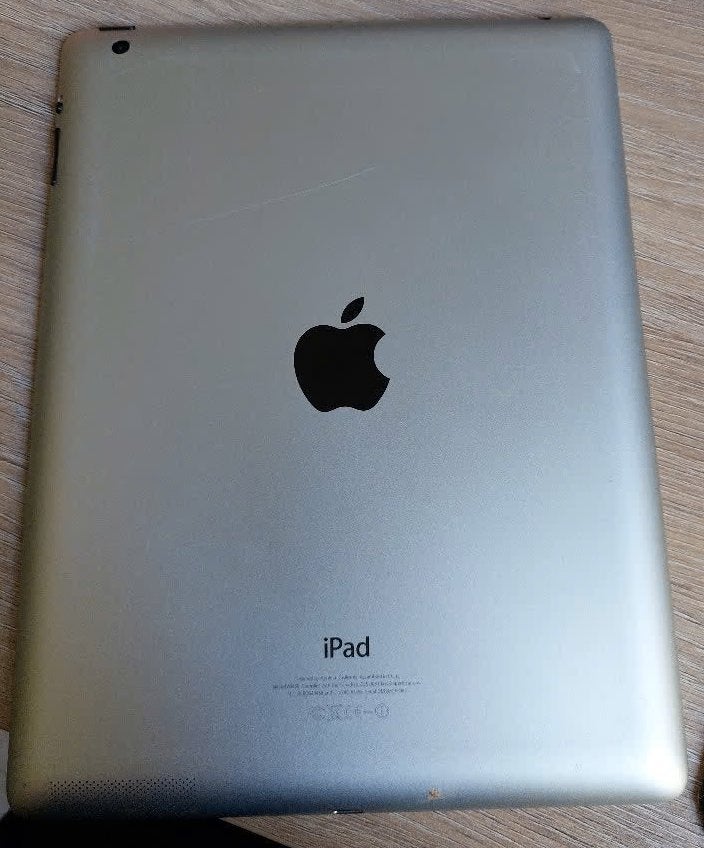 Apple Ipad 4e generatie 16GB A1458, Gebruikt, Apple iPad, 16 GB, Wi-Fi