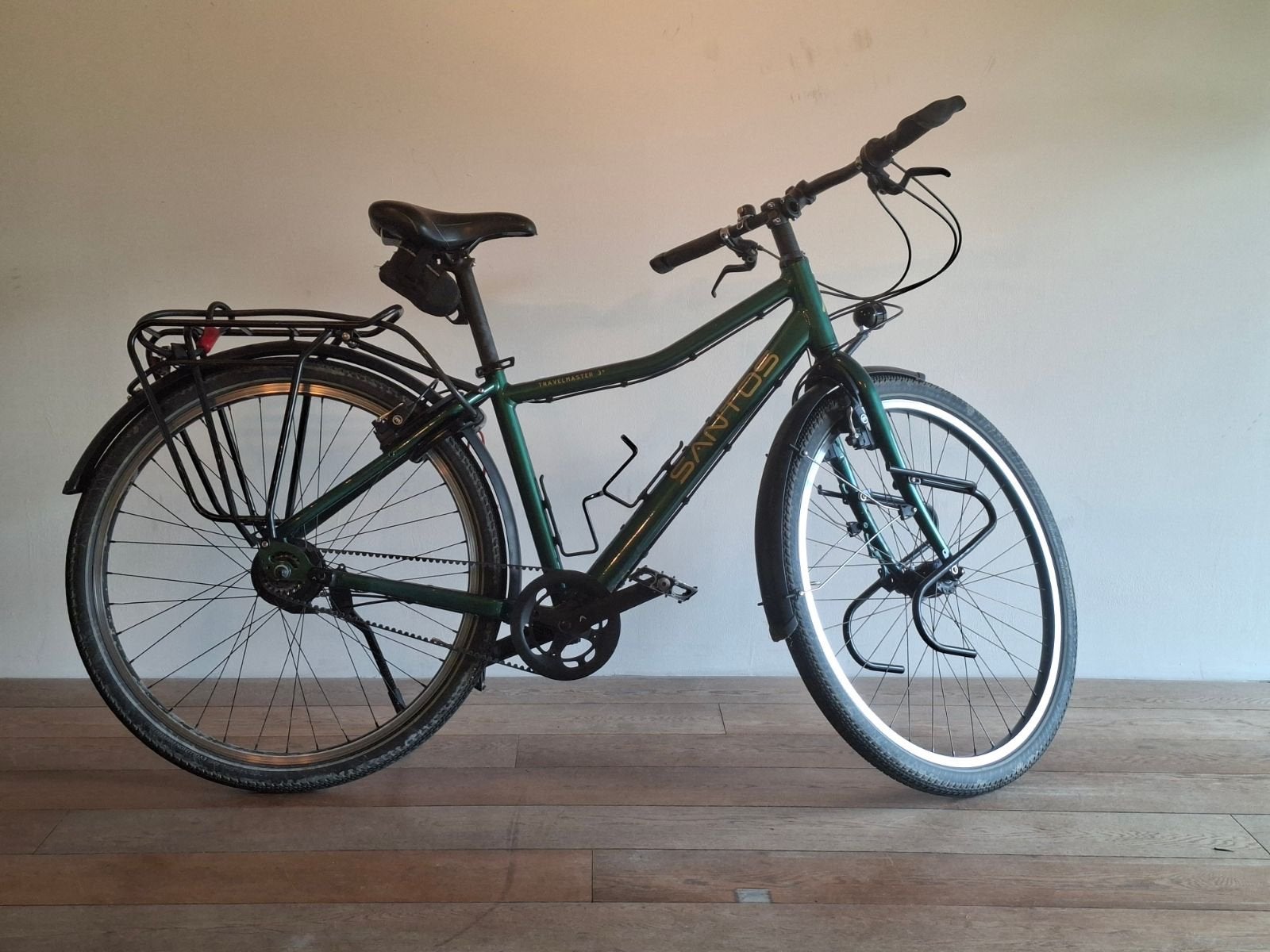 Santos Travelmaster 2+, maat 51, met Rohloff en riem, Overige merken, 28 inch, Gebruikt, 10 tot 15 versnellingen