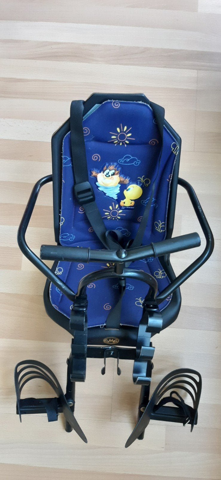 GMG Fietsstoeltje voorop compleet Tweety. ZGAN!, Ophalen, GMG, Voetsteuntjes, 0 t/m 18 kg