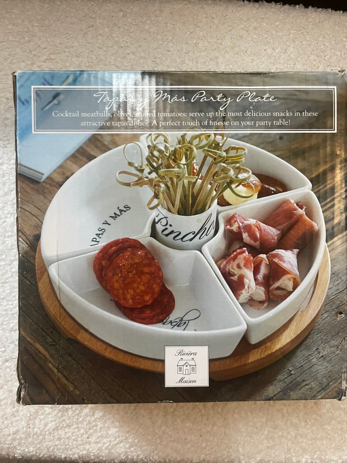 Riviera maison tapas plate, Ophalen of Verzenden, Nieuw