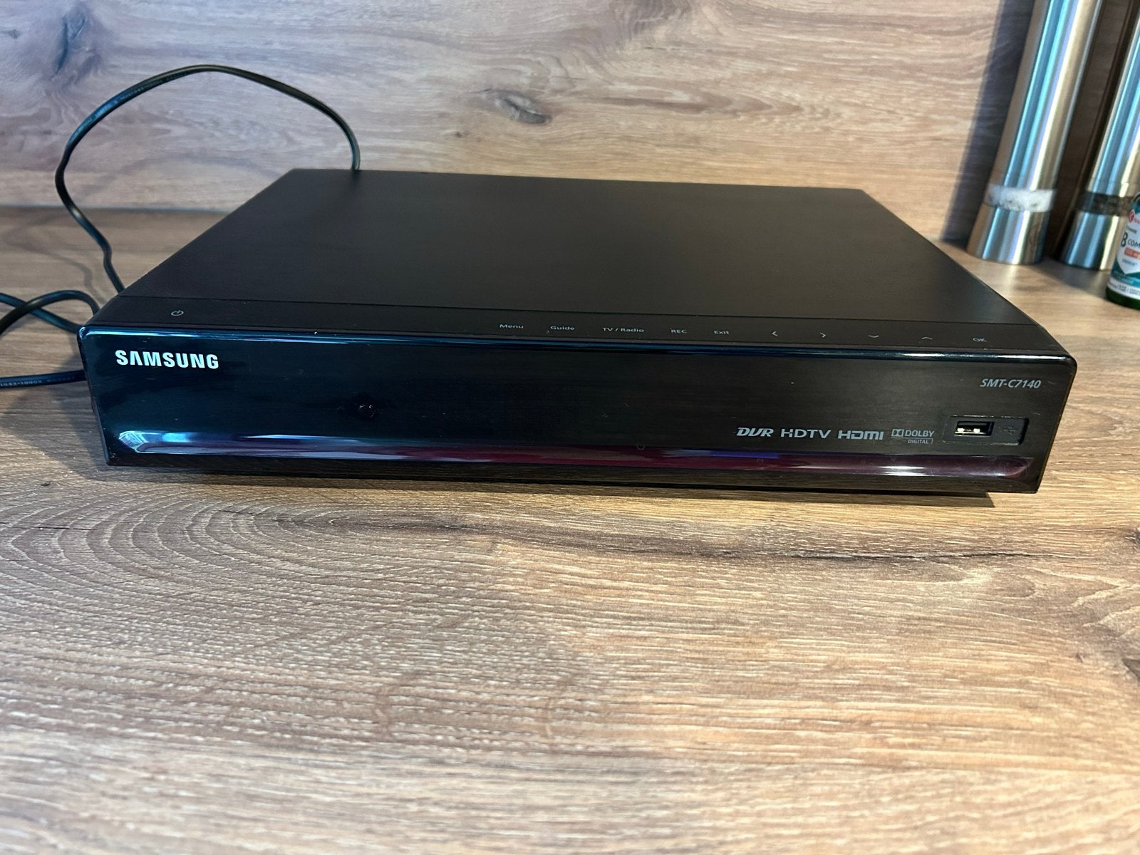Samsung SMT-C7140 DVB-C HD-ontvanger met afstandsbediening, Ophalen of Verzenden, Gebruikt, Harddiskrecorder