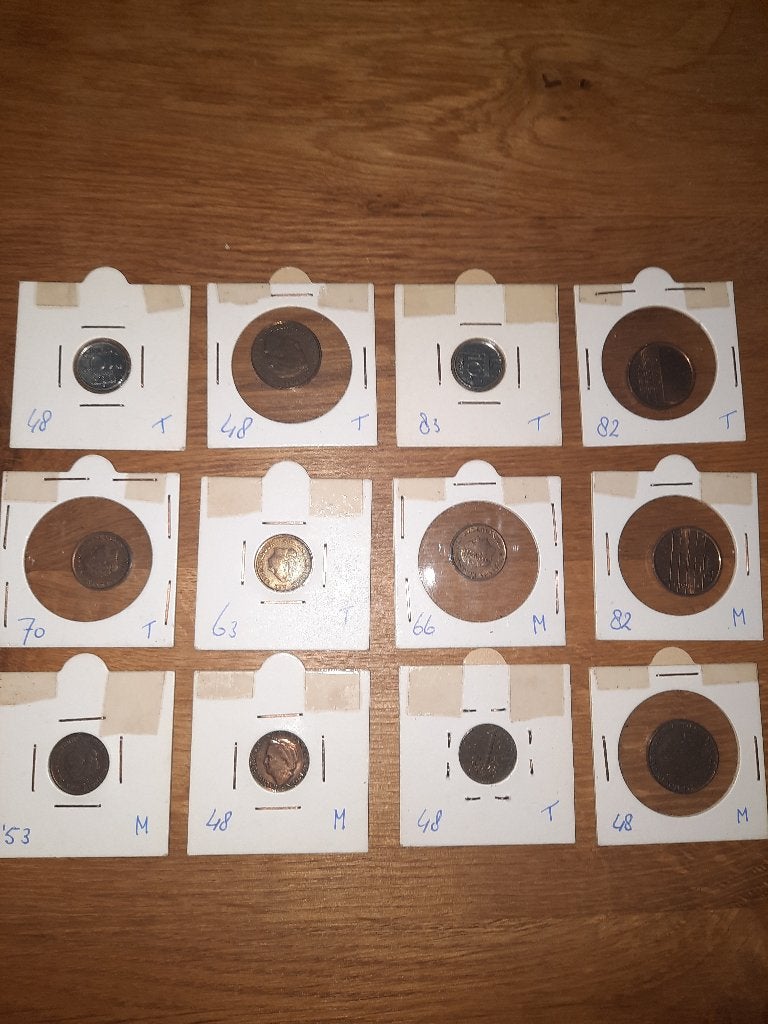 Oude Nederlandse munten 1948-1983, Ophalen of Verzenden, Koningin Wilhelmina, Overige waardes, Setje