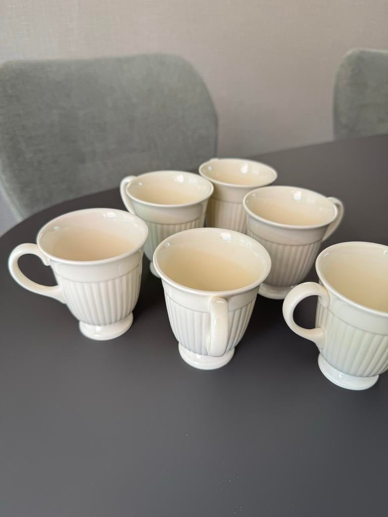 Wedgwood Edme kopjes - set van 6, Keramiek, Ophalen of Verzenden, Zo goed als nieuw, Wedgwood
