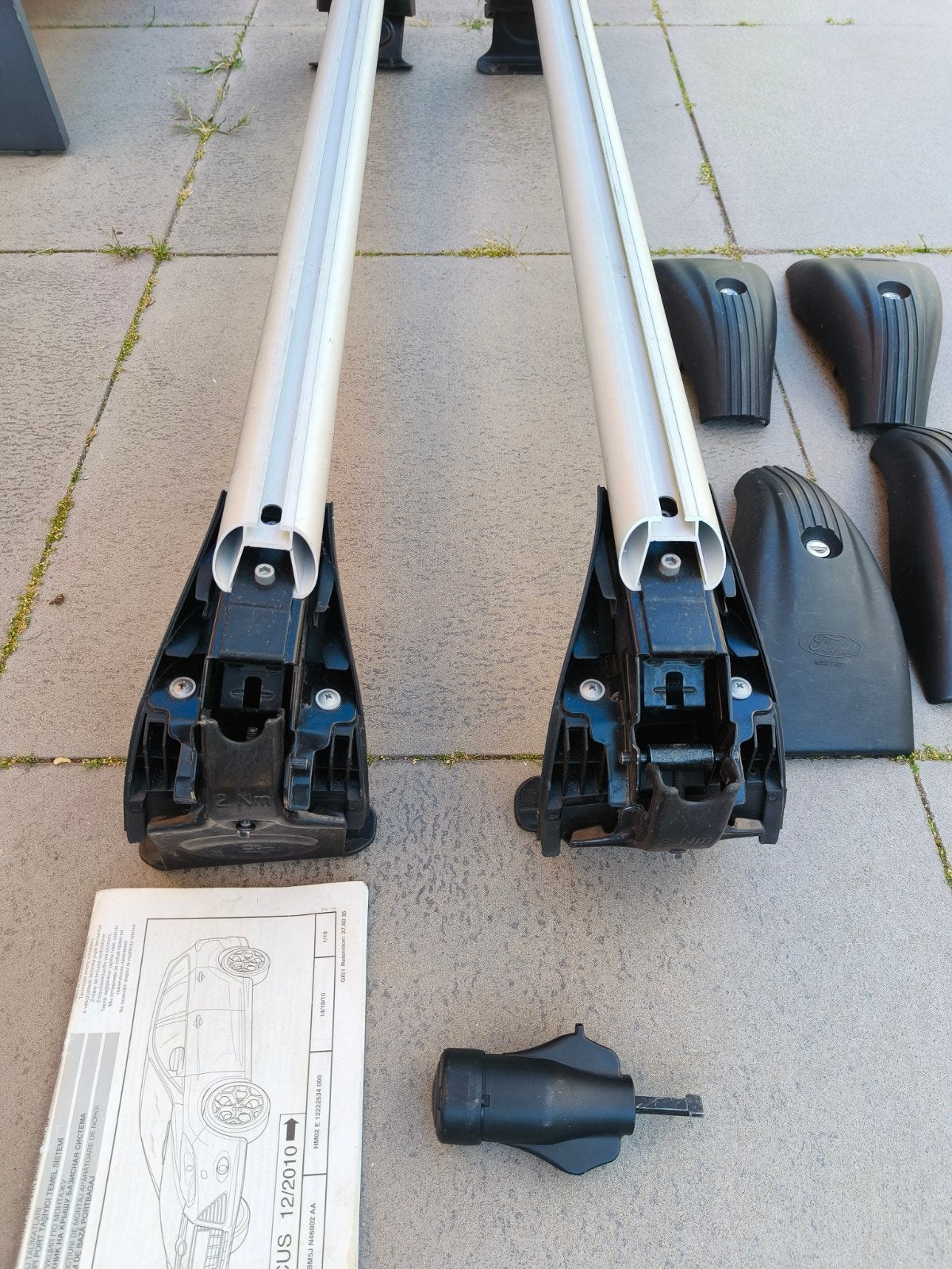 Ford Focus 12/2010 dakdragers met handleiding, Auto diversen, Dakdragers, Ophalen of Verzenden