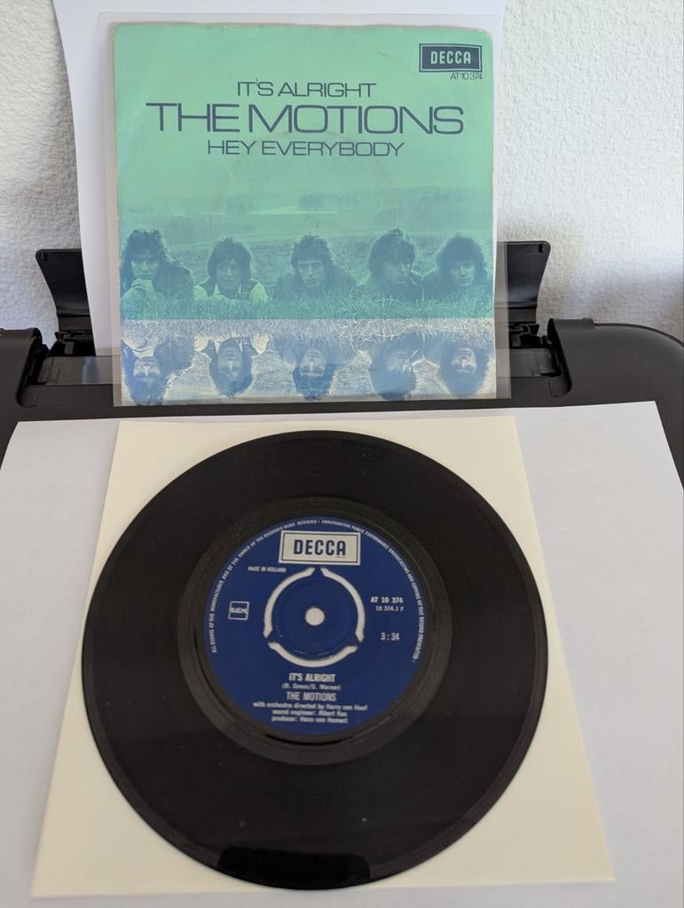 The Motions - Its Alright ( vinyl single), Ophalen of Verzenden, Gebruikt, Pop