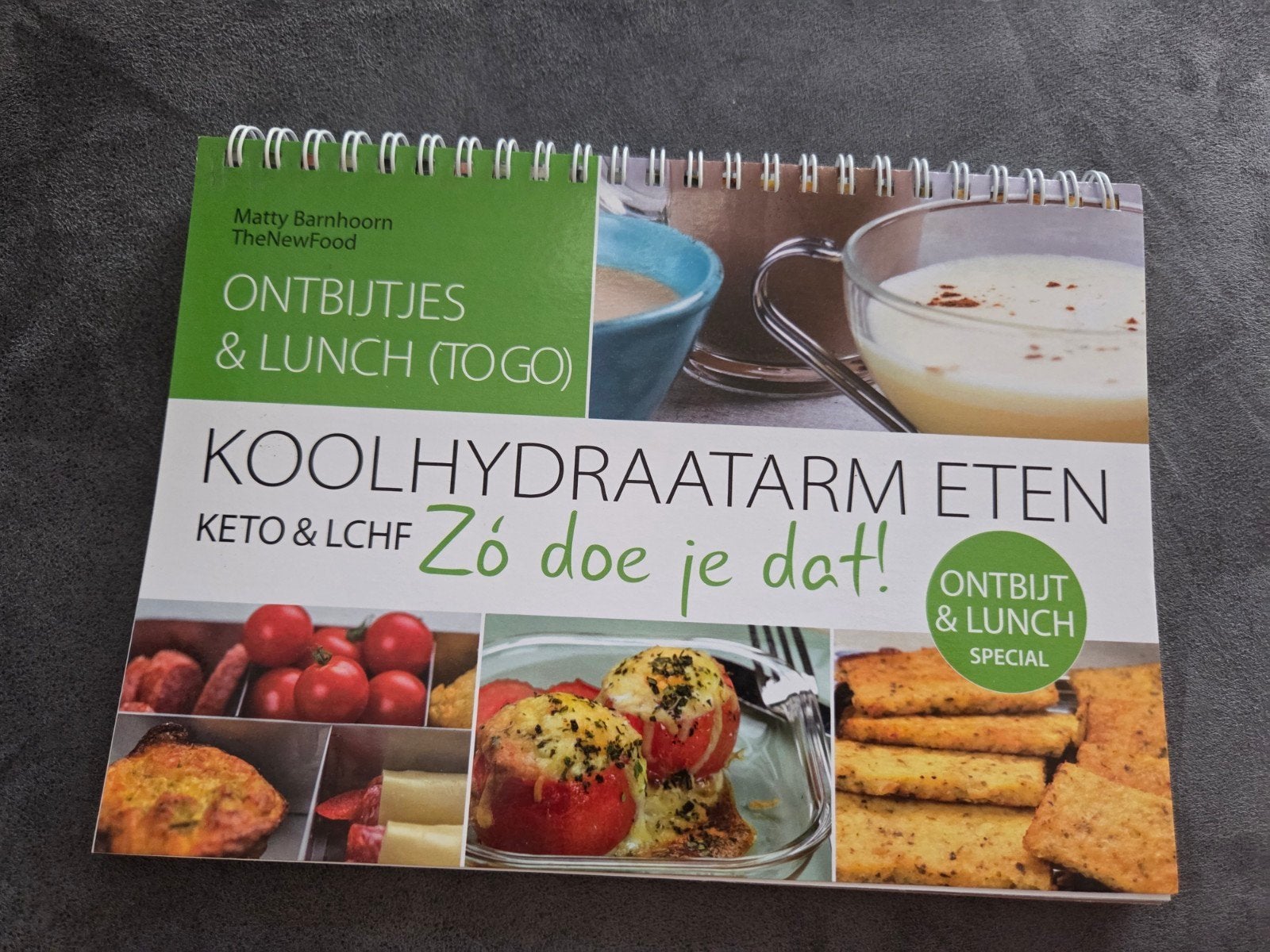 Koolhydraatarm Eten: Ontbijt & Lunch Special thenewfood, Ophalen of Verzenden, Zo goed als nieuw, Dieet en Voeding, Matty Barnhoorn