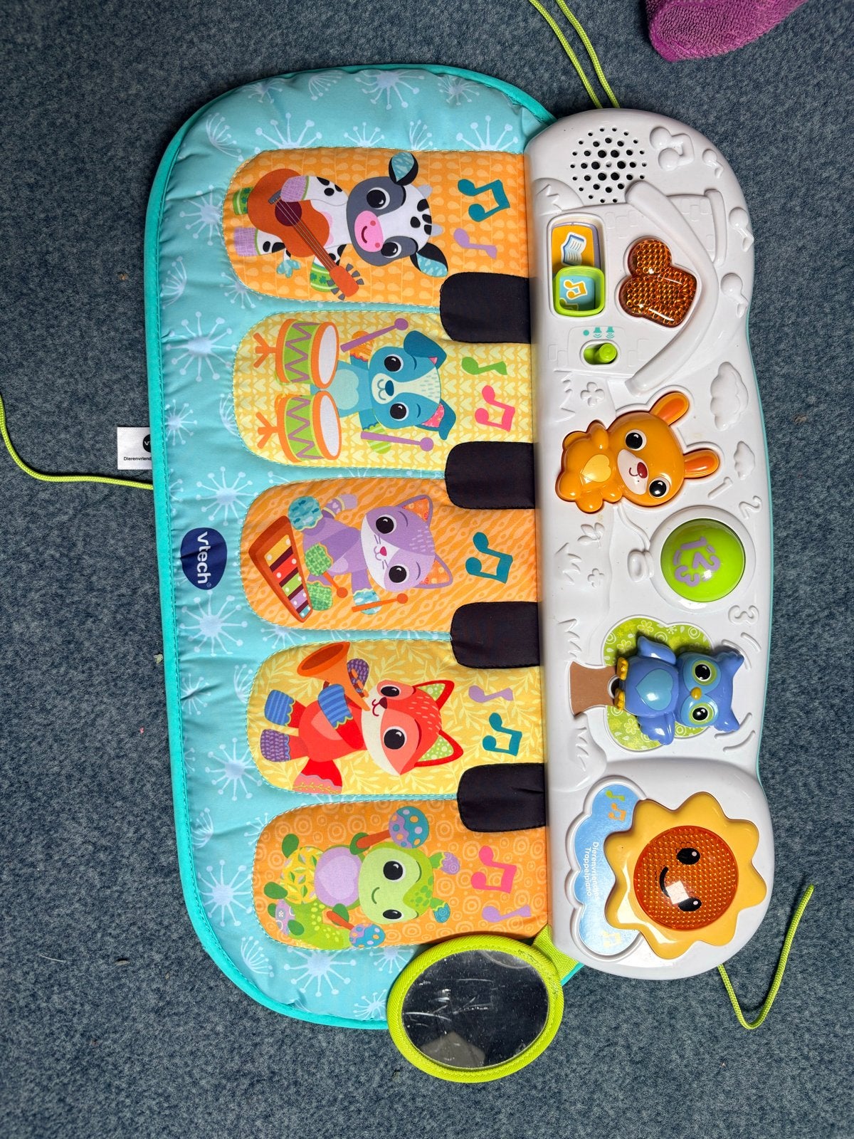 VTech Baby Speelkleed met Piano en Dieren, Ophalen, Gebruikt, Speelkleed, Met licht