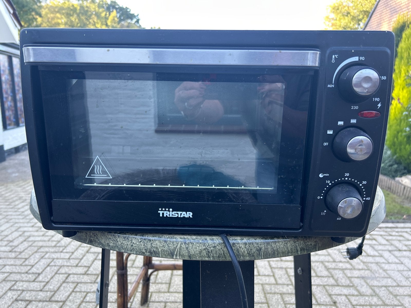 Tristar Mini-oven met grill - Compact en functioneel, Ophalen, Minder dan 45 cm, Gebruikt, Oven met grill