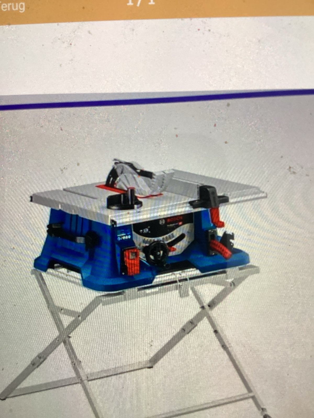 Bosch Blauw professionele zaagmachine met onderstel, Doe-het-zelf en Verbouw, Gereedschap | Zaagmachines, Cirkelzaag, 70 mm of meer