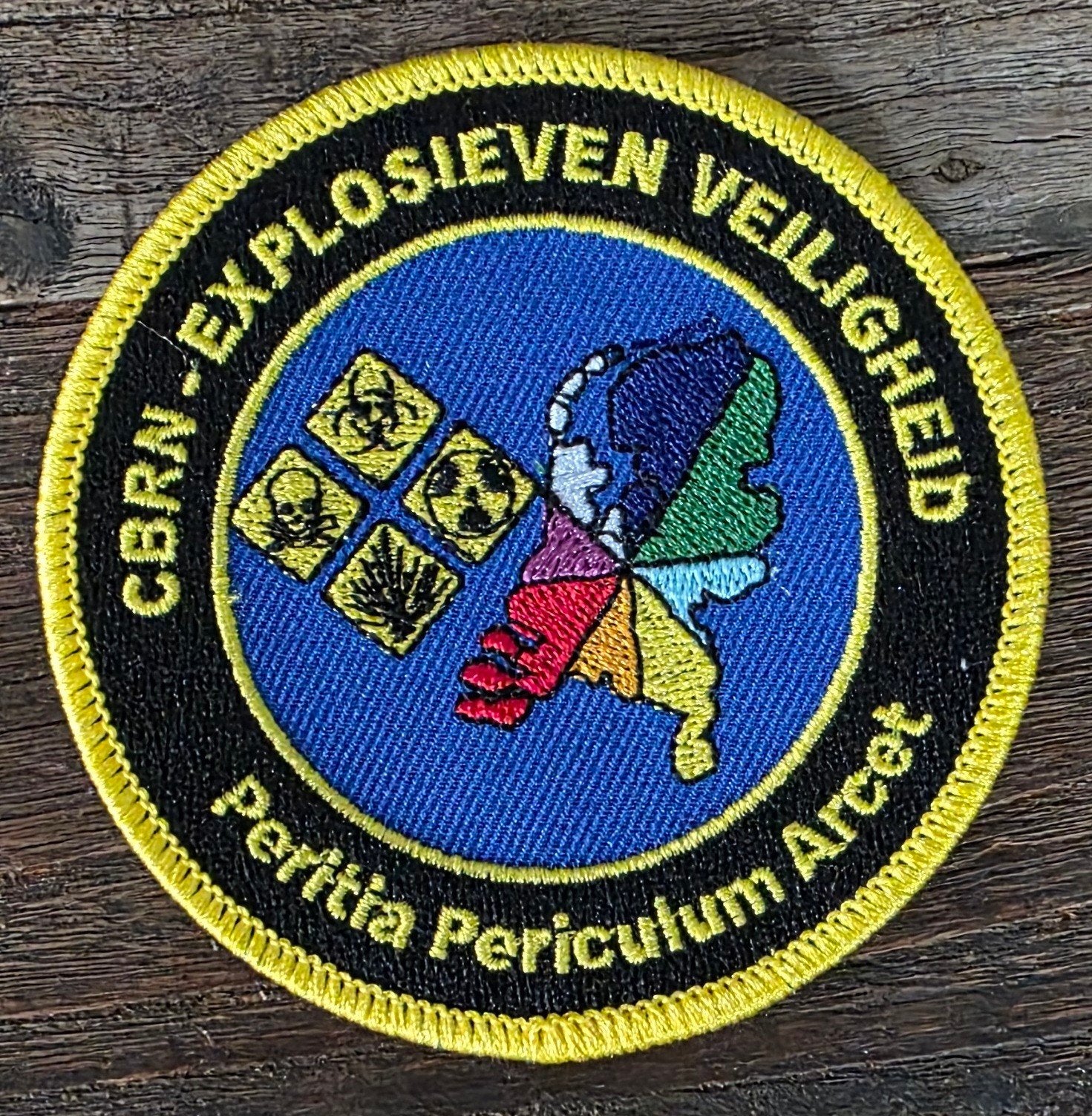 CBRN Explosieven Veiligheid Patch, Ophalen of Verzenden, Overige soorten, Nederland, Embleem of Badge