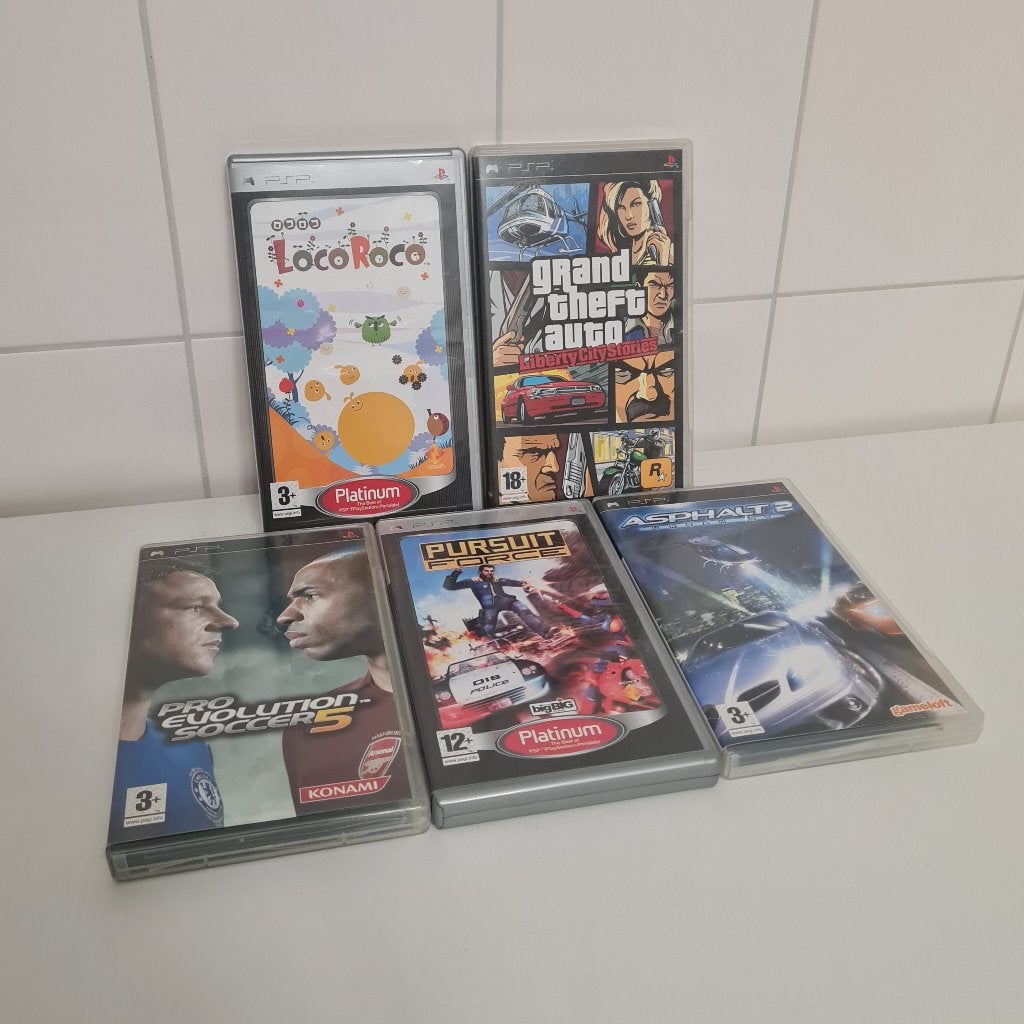 5 PSP GAMES voor 10 euro | BESCHRIJVING LEZEN !!!, Spelcomputers en Games, 1 speler, Ophalen of Verzenden, Gebruikt, Vanaf 3 jaar