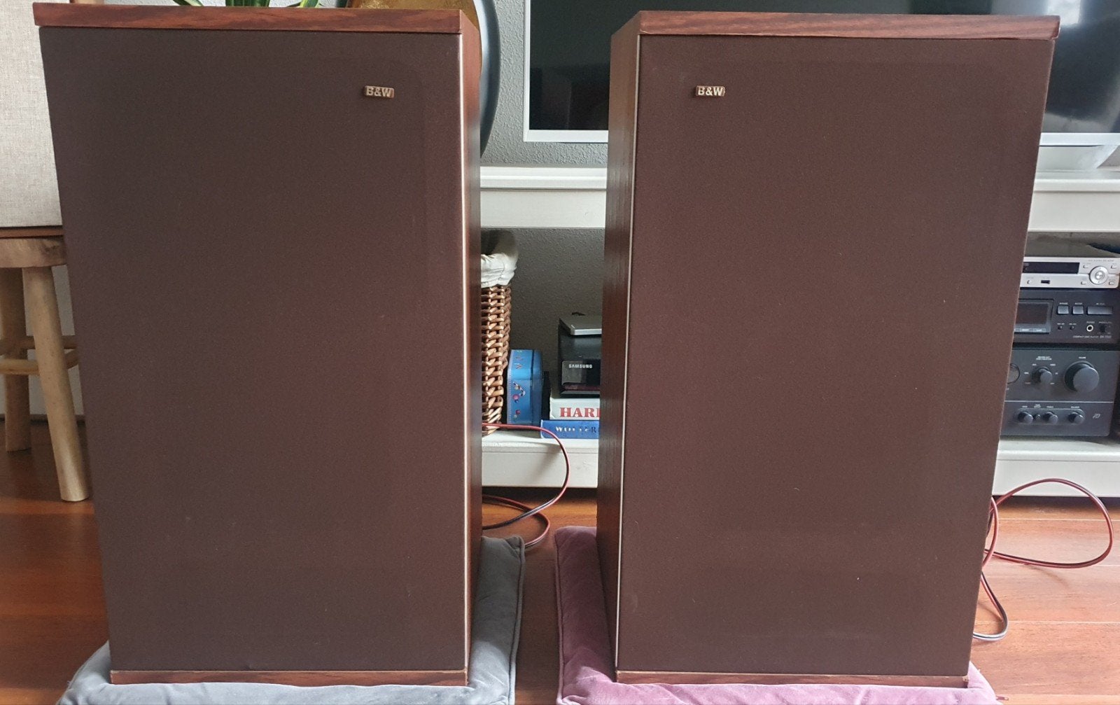 B&W luidsprekers, DM2 - DM2a, uit begin jaren '70, Audio, Tv en Foto, Luidsprekers, Ophalen, Gebruikt, Minder dan 60 watt, Overige merken