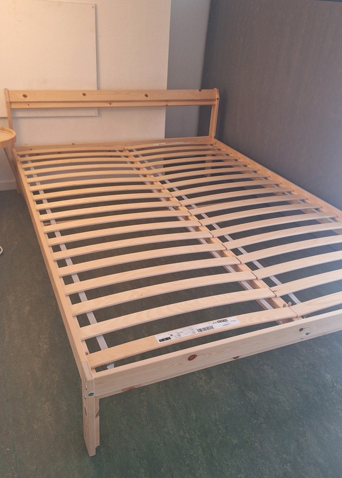 Neiden Bedframe 140x200 IKEA, Huis en Inrichting, Ophalen, Beige, Tweepersoons, 140 cm