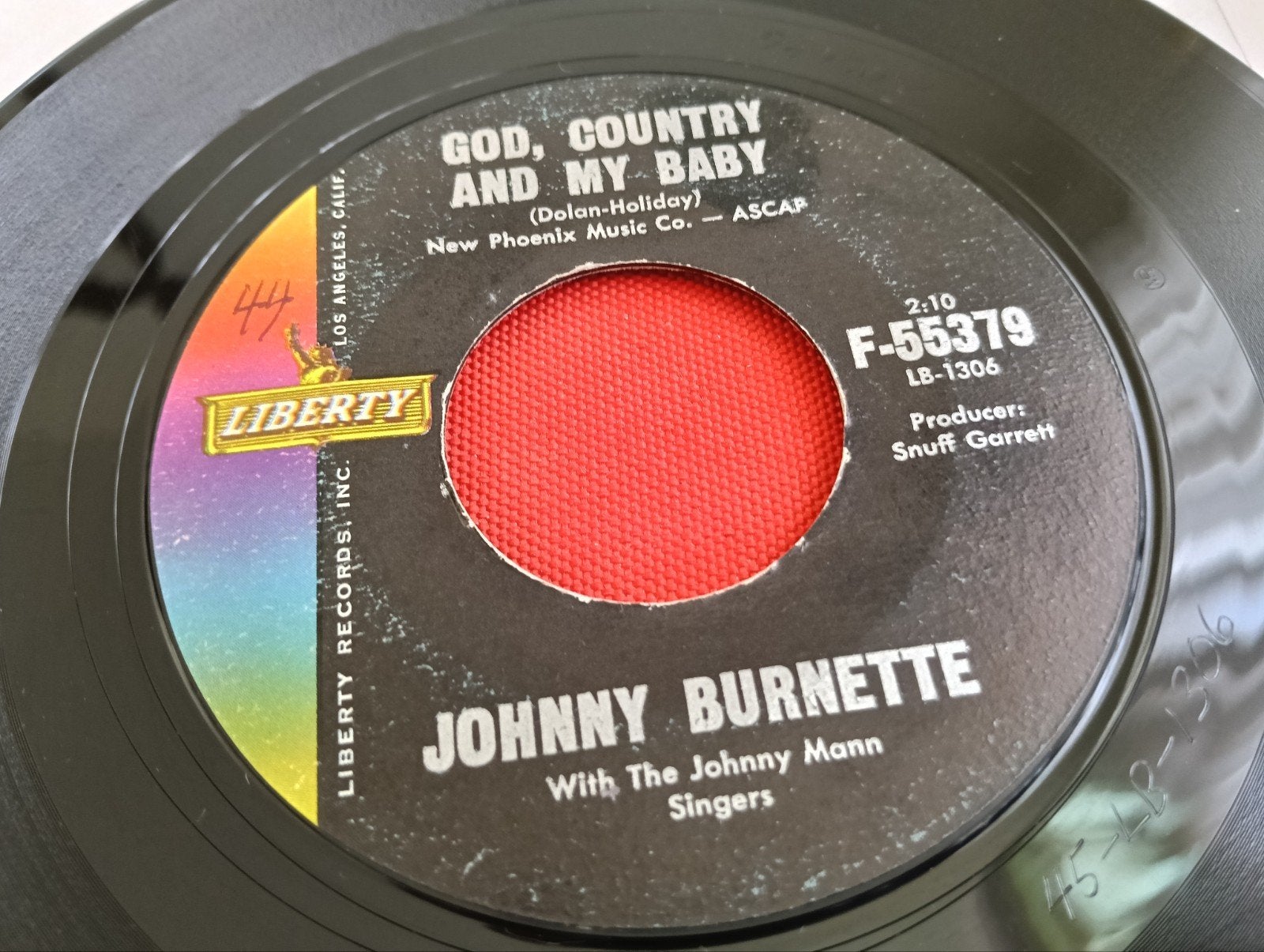 JOHNNY BURNETTE 1961 LIBERTY LABEL ROCKABILLY, Cd's en Dvd's, Vinyl Singles, Verzenden, Zo goed als nieuw, Pop