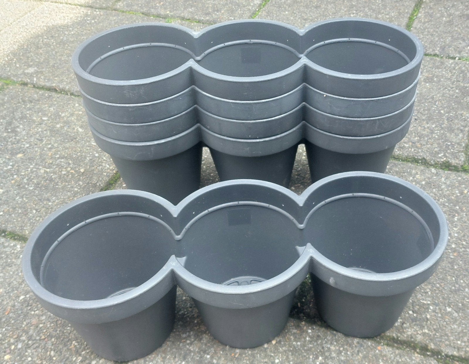 5 kruidenpotten, Ophalen, Kunststof, Gebruikt, Balkon