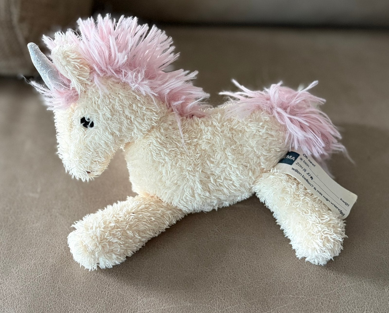 Hema eenhoorn paardje, Kinderen en Baby's, Ophalen of Verzenden, Zo goed als nieuw, Paard