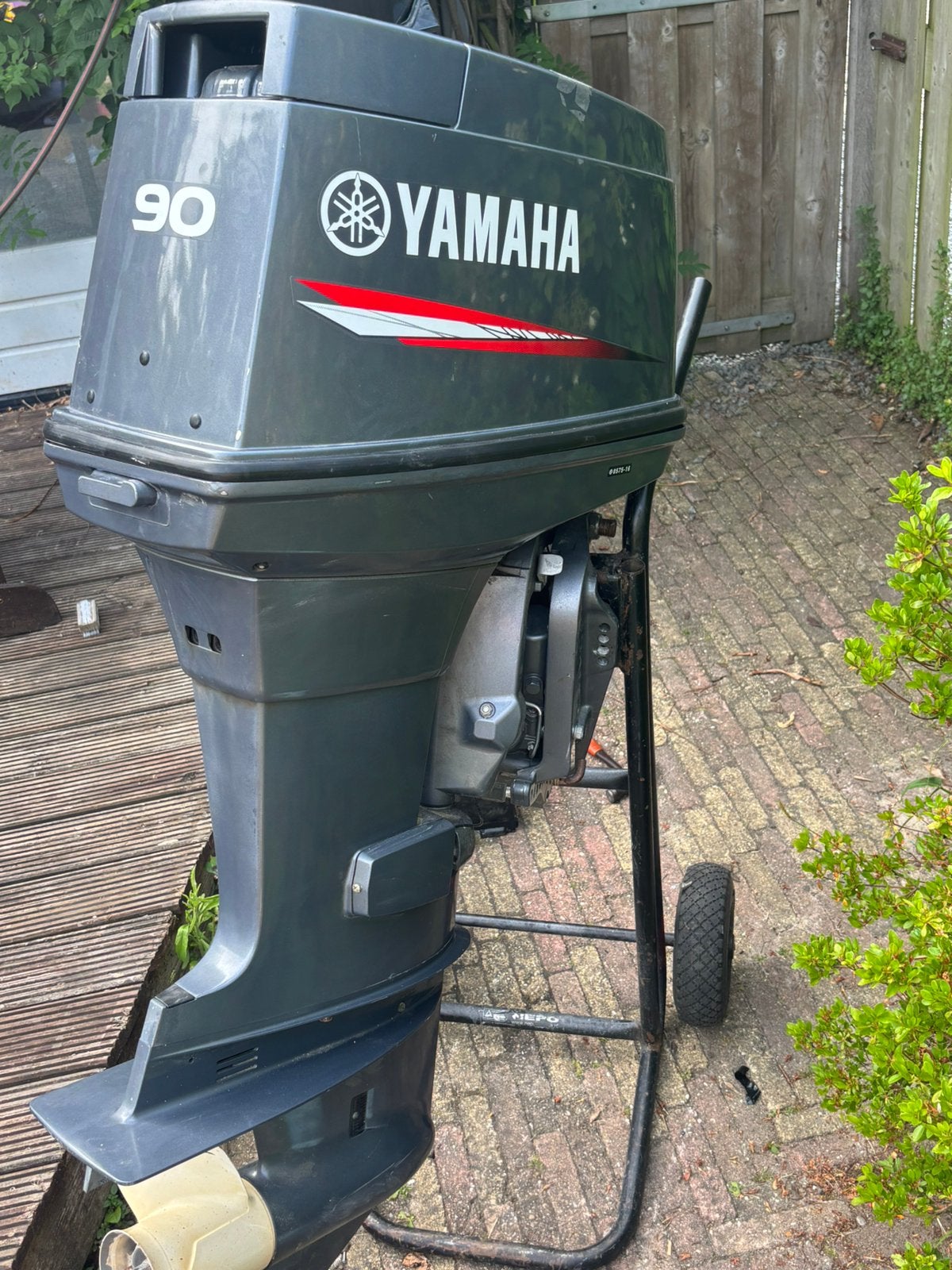 Yamaha 90pk autolube 2016 langstaart., Watersport en Boten, Ophalen, Zo goed als nieuw, Benzine, 30 pk of meer