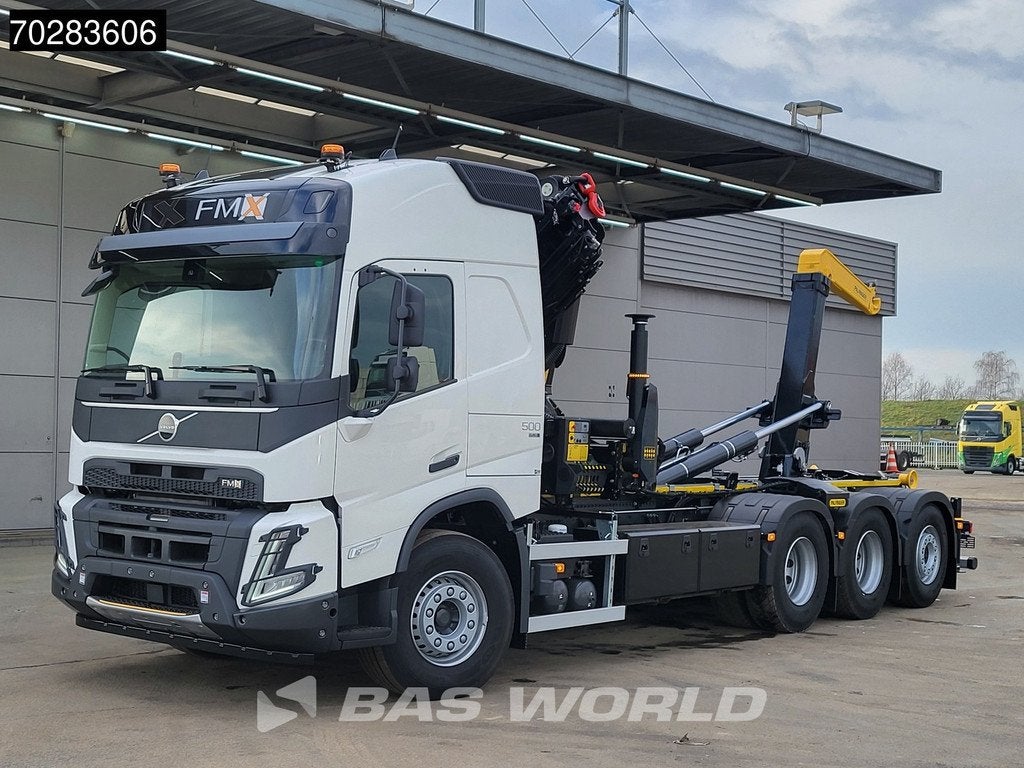 Volvo FMX 500 8X4 NEW! Palfinger PK33002 EH Crane + HT22TEC, Automaat, Euro 6, Wit, Bedrijf