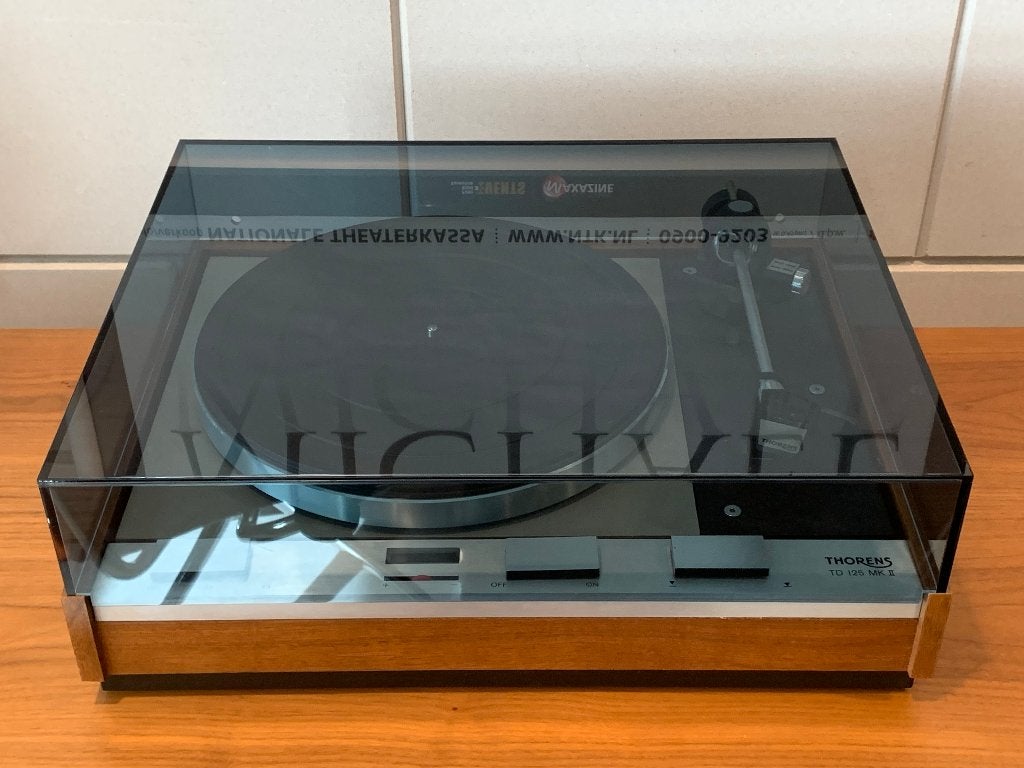 Nieuwe stofkap Smoked Thorens TD-125, Info@intovinyl.com, Thorens, Nieuw, Ophalen of Verzenden