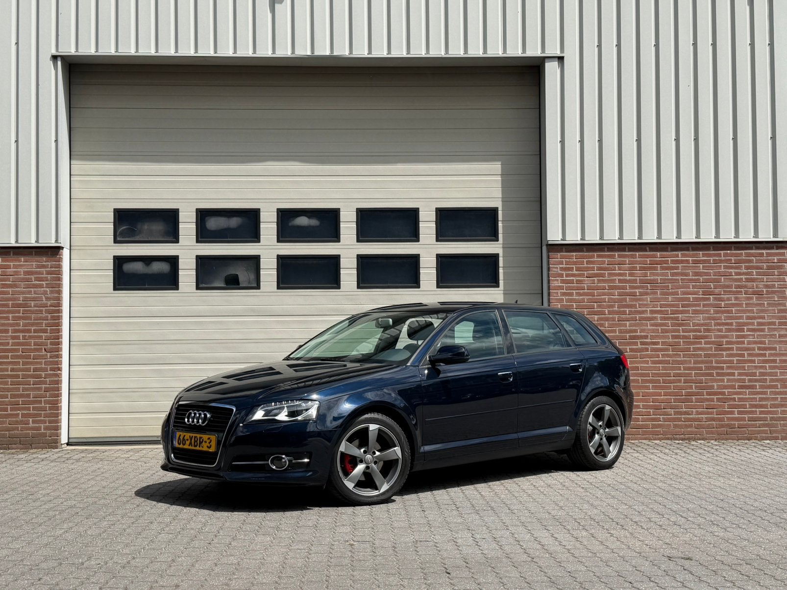 Audi A3 1.4 Tfsi 125pk Sportback Dsg|Cruise|Airco|Navigatie, Auto's, Euro 5, Zwart, 4 cilinders, Blauw