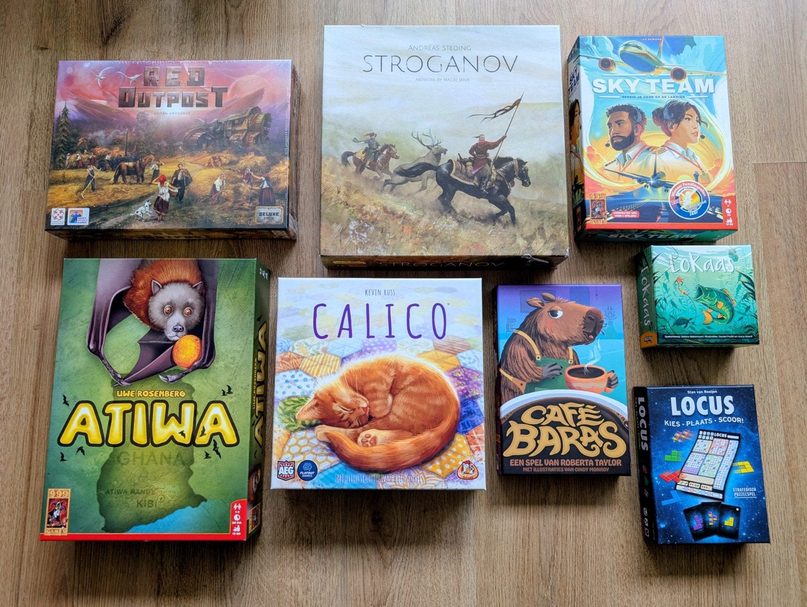 Spellenpakket met 8 diverse bordspellen, Een of twee spelers, Ophalen of Verzenden, Nieuw, Diverse uitgevers