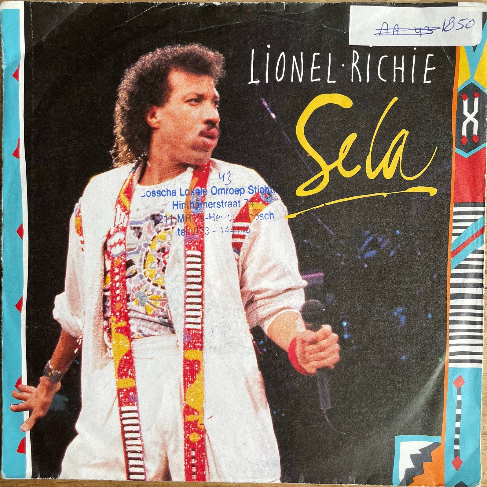 Lionel Ritchie - Sela, Ophalen of Verzenden, Zo goed als nieuw, Pop
