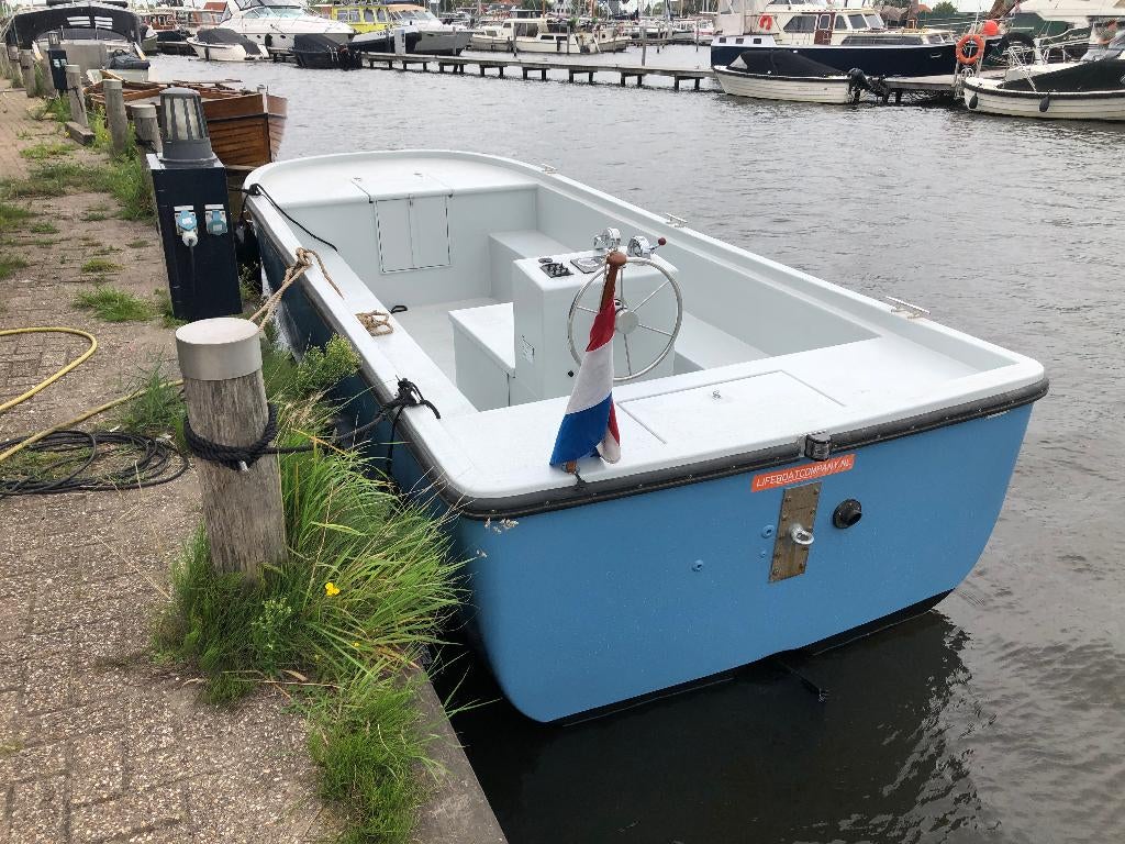 Gerestaureerde reddingssloep, Watersport en Boten, Sloepen, Ophalen, Binnenboordmotor, Diesel, Zo goed als nieuw