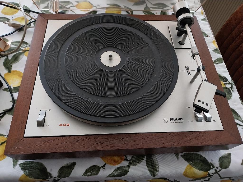 Philips 22ga408 platenspeler jaren 70, Audio, Tv en Foto, Platenspelers, Ophalen, Philips, Gebruikt, Automatisch