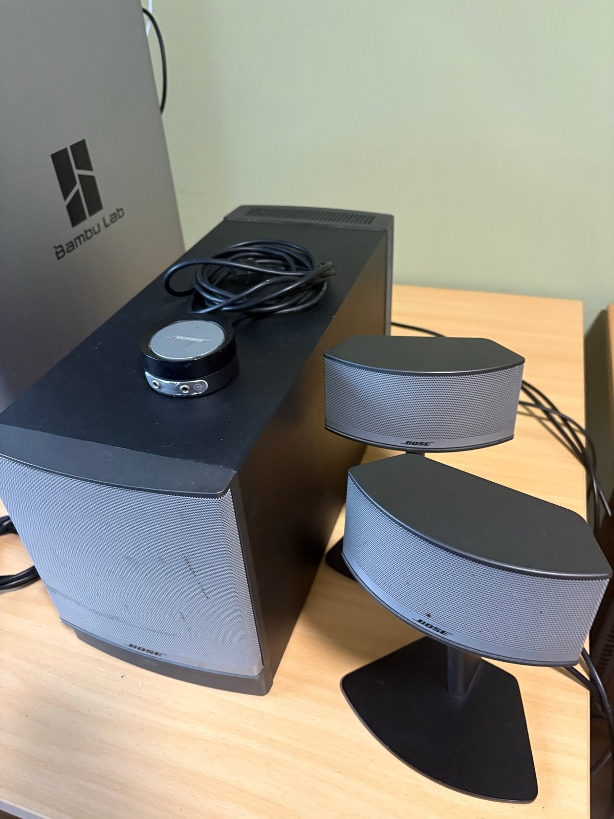 Bose Companion 5 Speaker Systeem (lees beschrijving), Gebruikt, Inclusief kabels, Speakerset, Bose