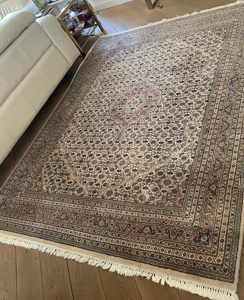 Perzisch Tapijt handgeknoopt Tabriz 197 x 250 cm, Ophalen, Klassiek, Oosterse, kleed, Perzische, Grijs, 150 tot 200 cm