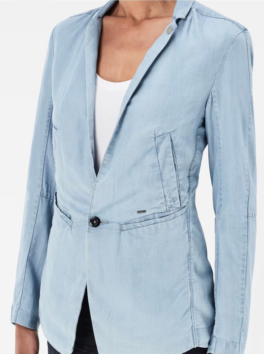 G-Star Bronson Deconstructed Boyfriend Blazer, Blauw, Ophalen of Verzenden, G-Star, Maat 36 (S)