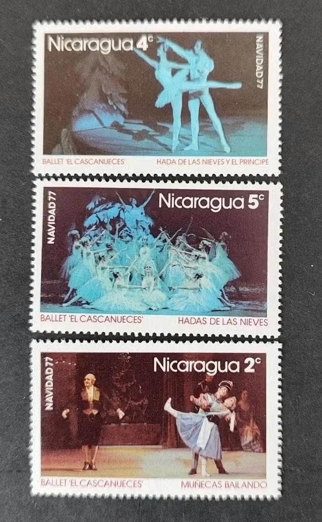 Nicaragua 0907002 ballet, Ophalen of Verzenden, Gestempeld, Sport