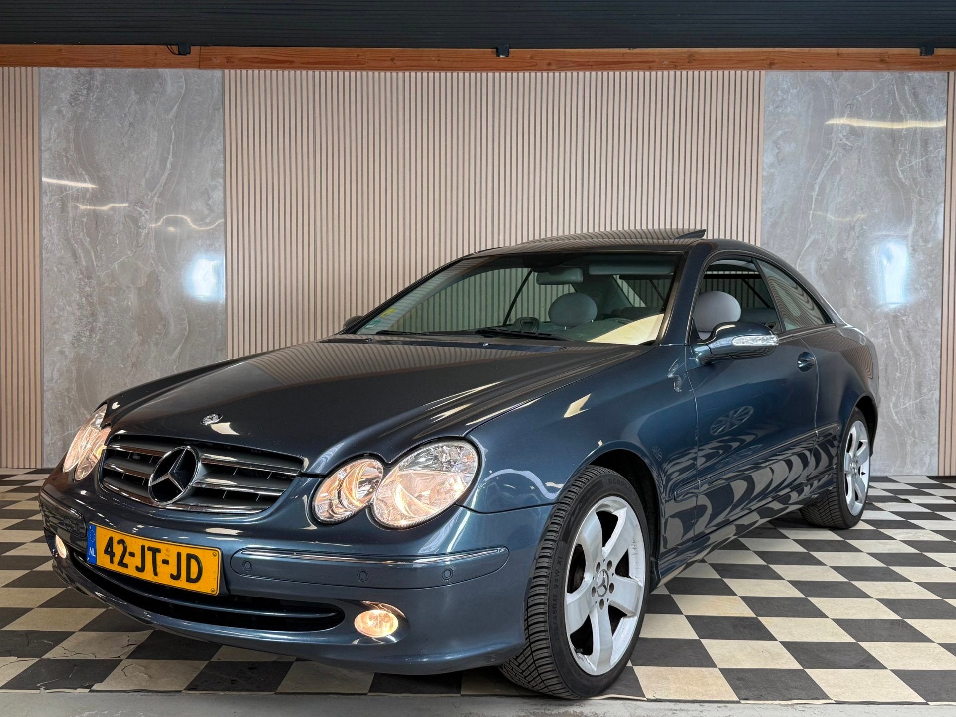 Mercedes-Benz CLK-klasse Coupé 200 K. Elegance OpenDak Airc, Auto's, Achterwielaandrijving, Gebruikt, 4 cilinders, 1796 cc