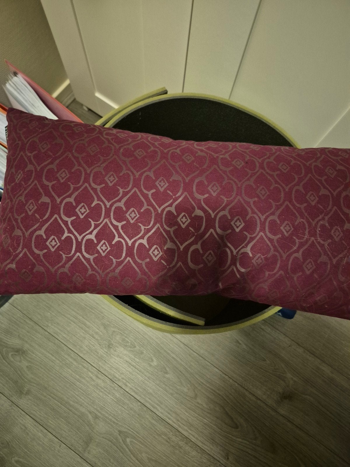 Riverdale langwerpig kussen 50x20 donkerpaars, Ophalen, Nieuw, Vierkant