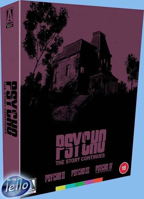 Blu-ray: Psycho II, III & IV (2 3 4 Anthony Perkins) UK nNLO, Ophalen of Verzenden, Nieuw in verpakking, Horror