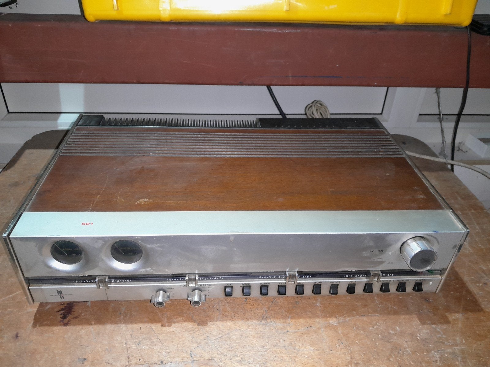 Philips 22RH521 versterker, Ophalen of Verzenden, Minder dan 60 watt, Overige merken