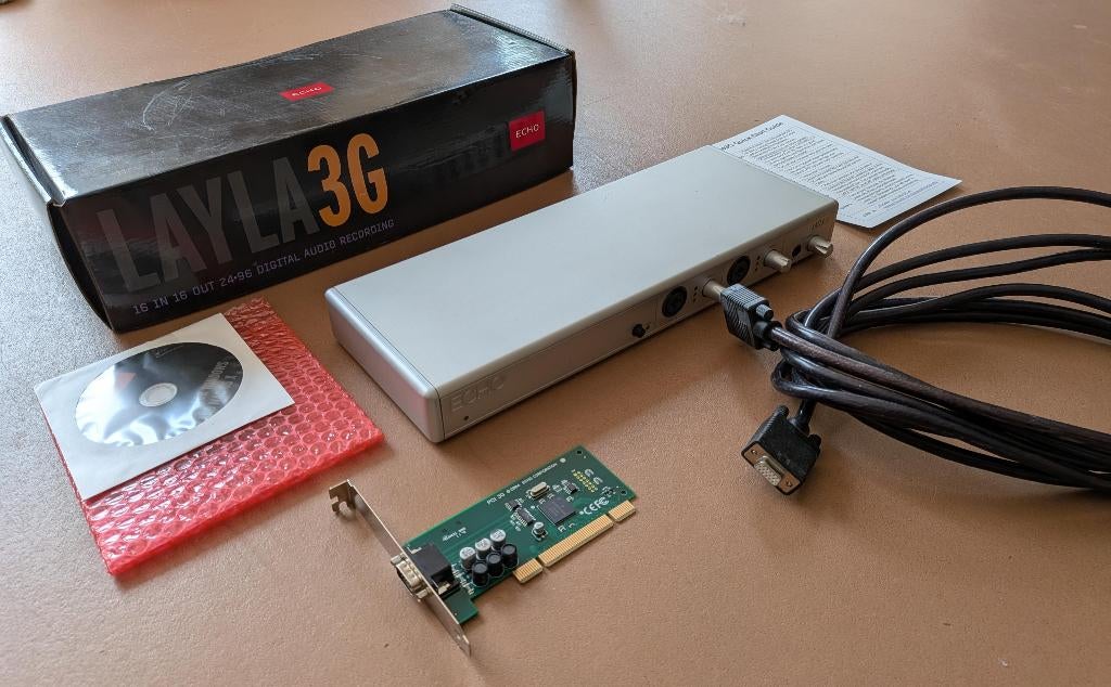 Echo Layla3G - Audio/Midi Interface (PCI Based), Ophalen of Verzenden, Gebruikt, Intern, Echo Digital audio