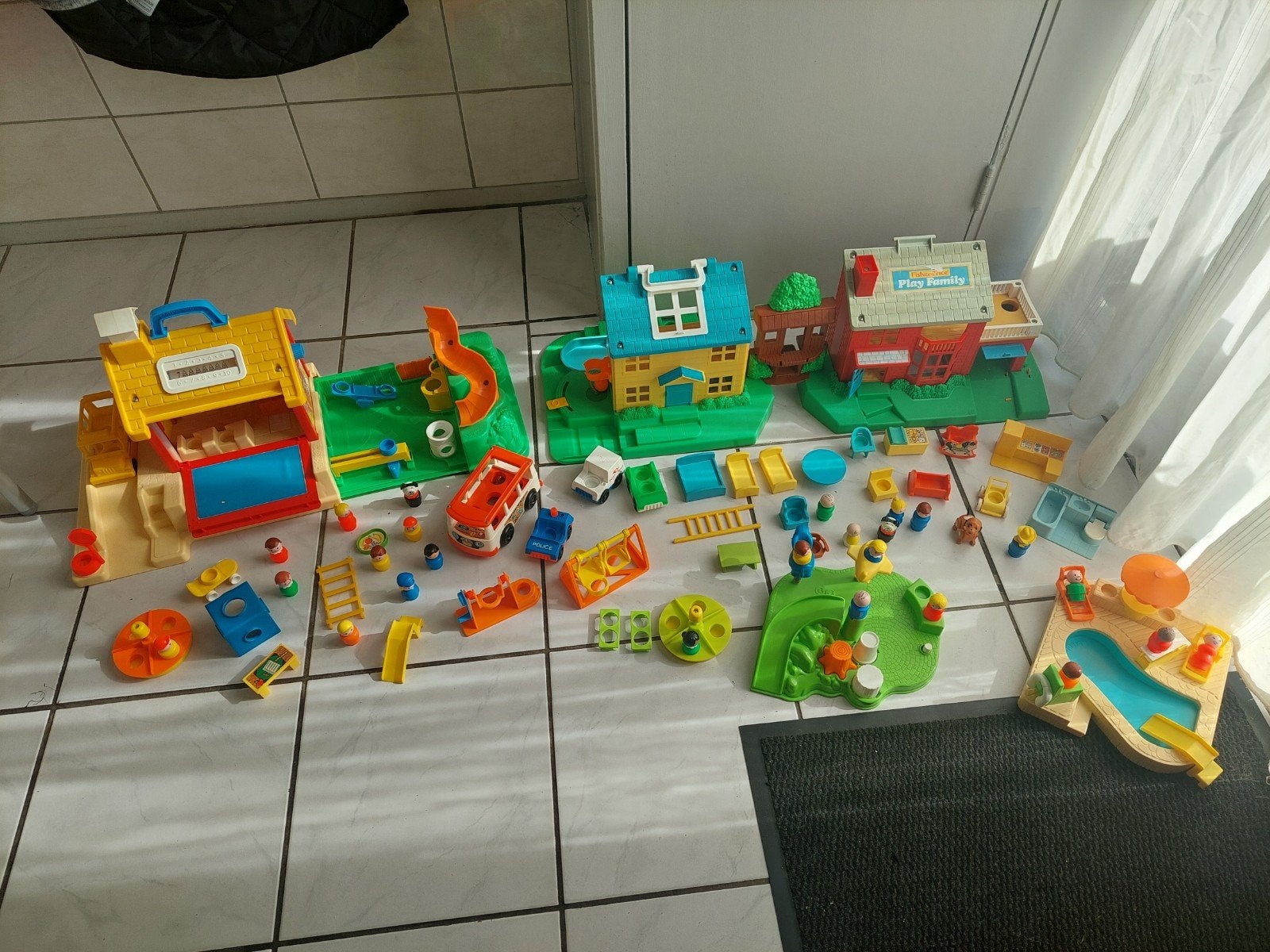 Vintage Fisher-Price Little People Speelset Collectie, Ophalen of Verzenden, Gebruikt, Speelset, Met geluid