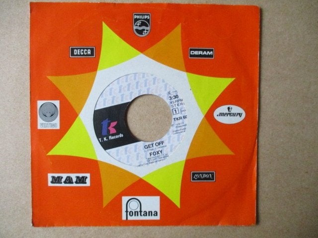 s2075 foxy - get off 3, Ophalen, Gebruikt, 7 inch, Overige genres